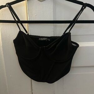 Black corset top